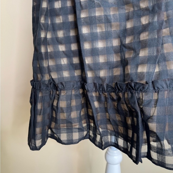 NWT Anthropologie Shoshanna Jaida Ruffled Mini Dress Black size 14 - Picture 7 of 12